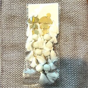 Bold 6 inch (approx) dangle earrings